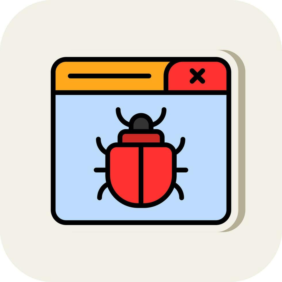 Bug Vector Icon Design