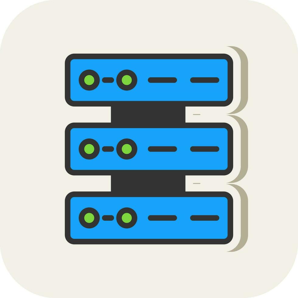 Server Vector Icon Design