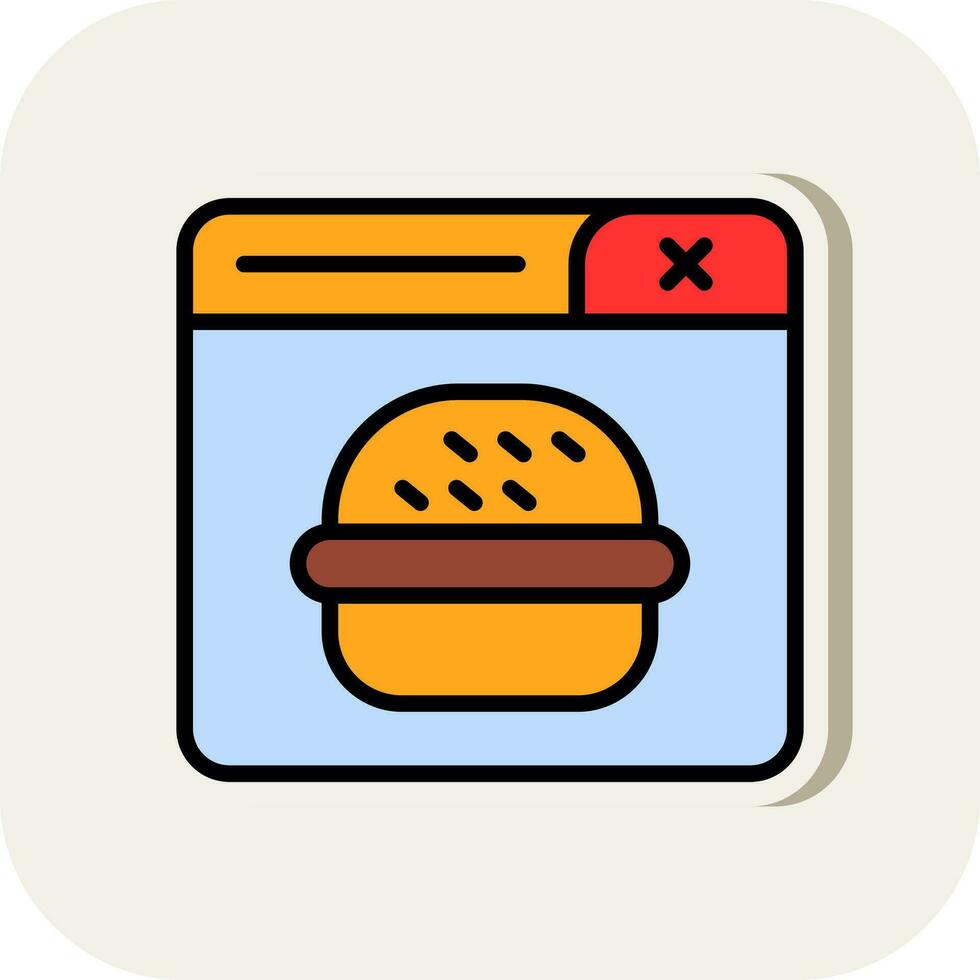 Fast Food Vector Icon Design