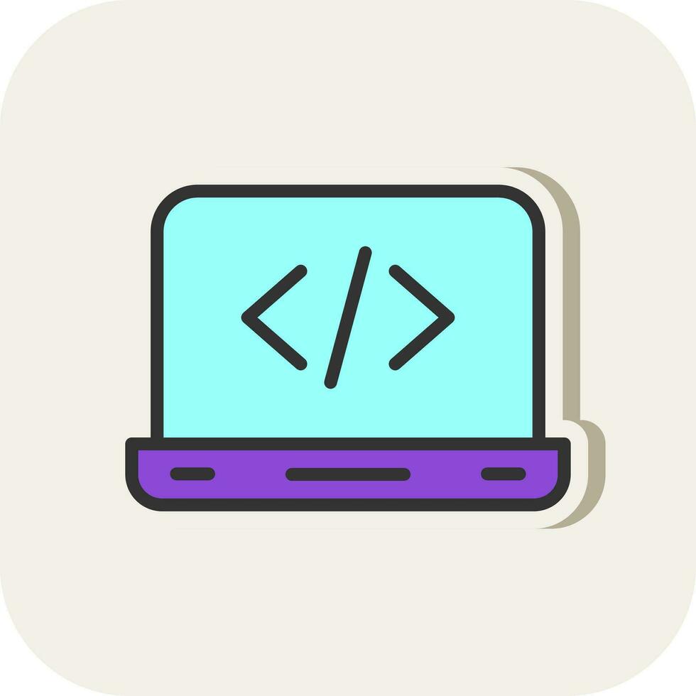 codificación vector icono diseño