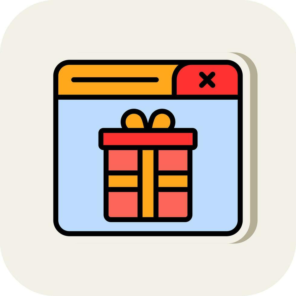 diseño de icono de vector de regalo