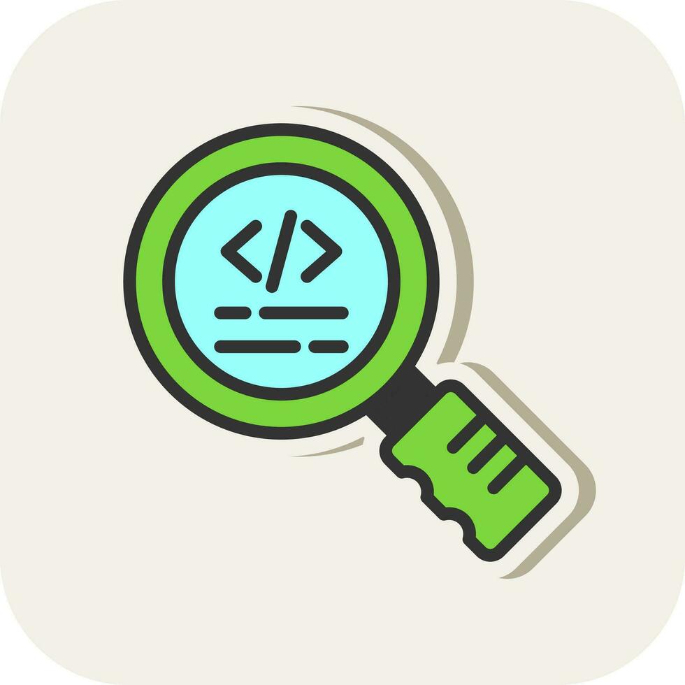Quick Review Code Vector Icon Design