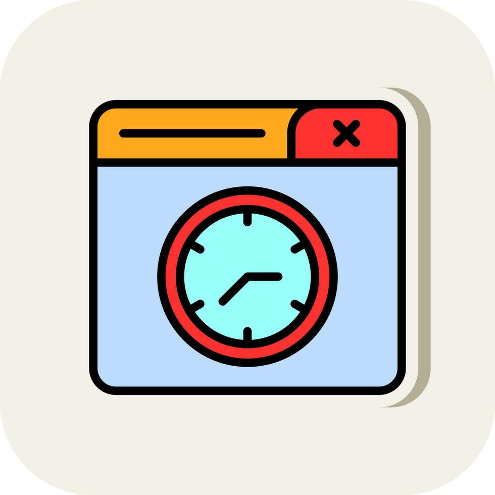 Clock Vector Icon Design