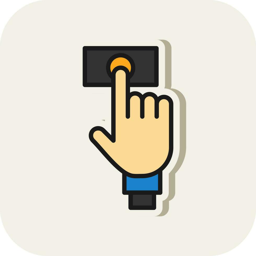 Finger Print Vector Icon Design