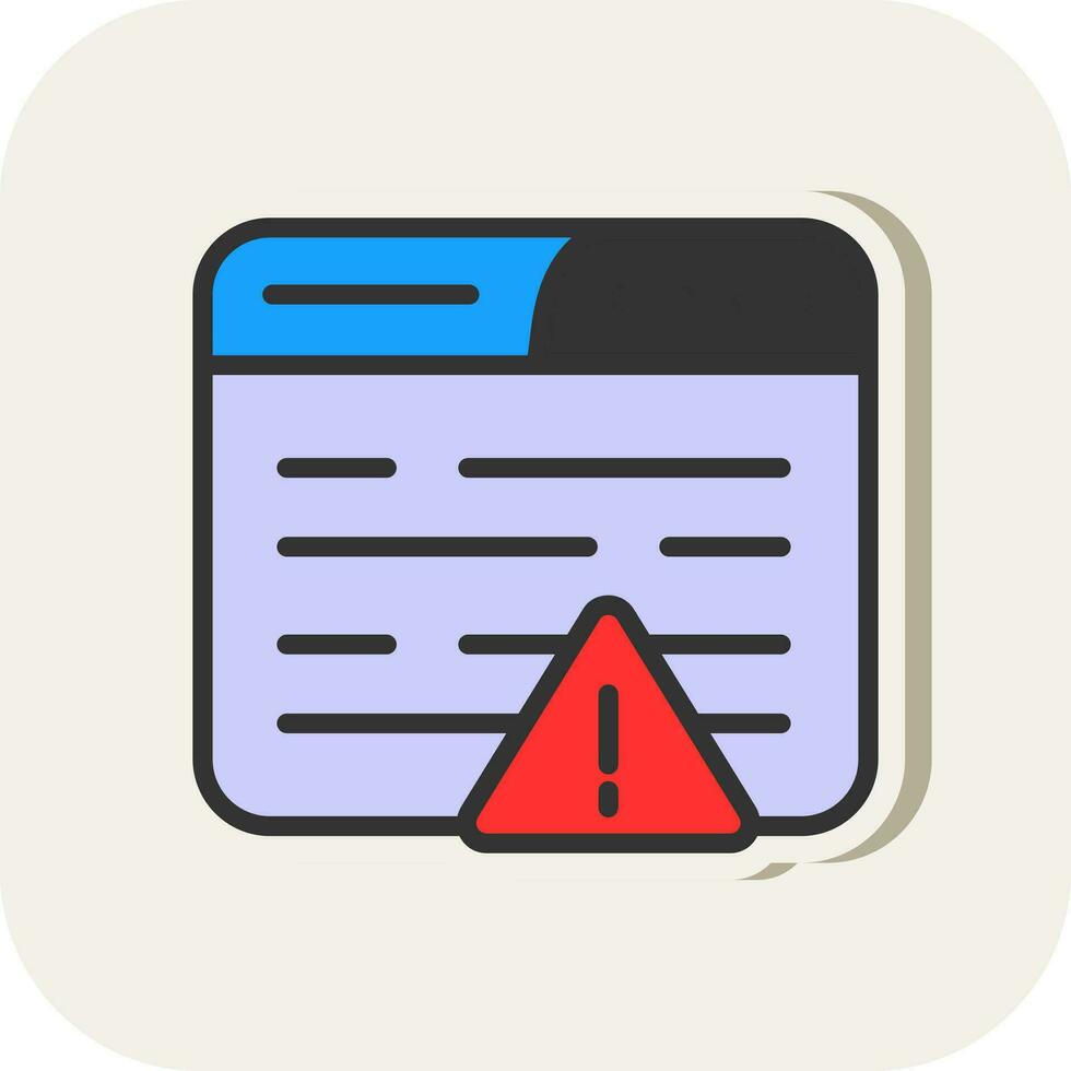 Warning Vector Icon Design