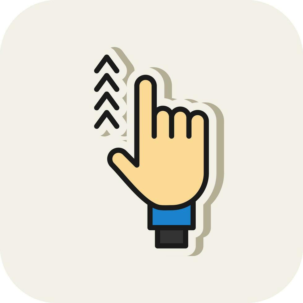 Arrow Up Vector Icon Design