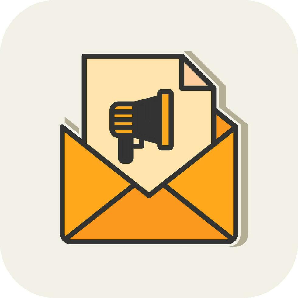 Email Marketing Vector Icon Design