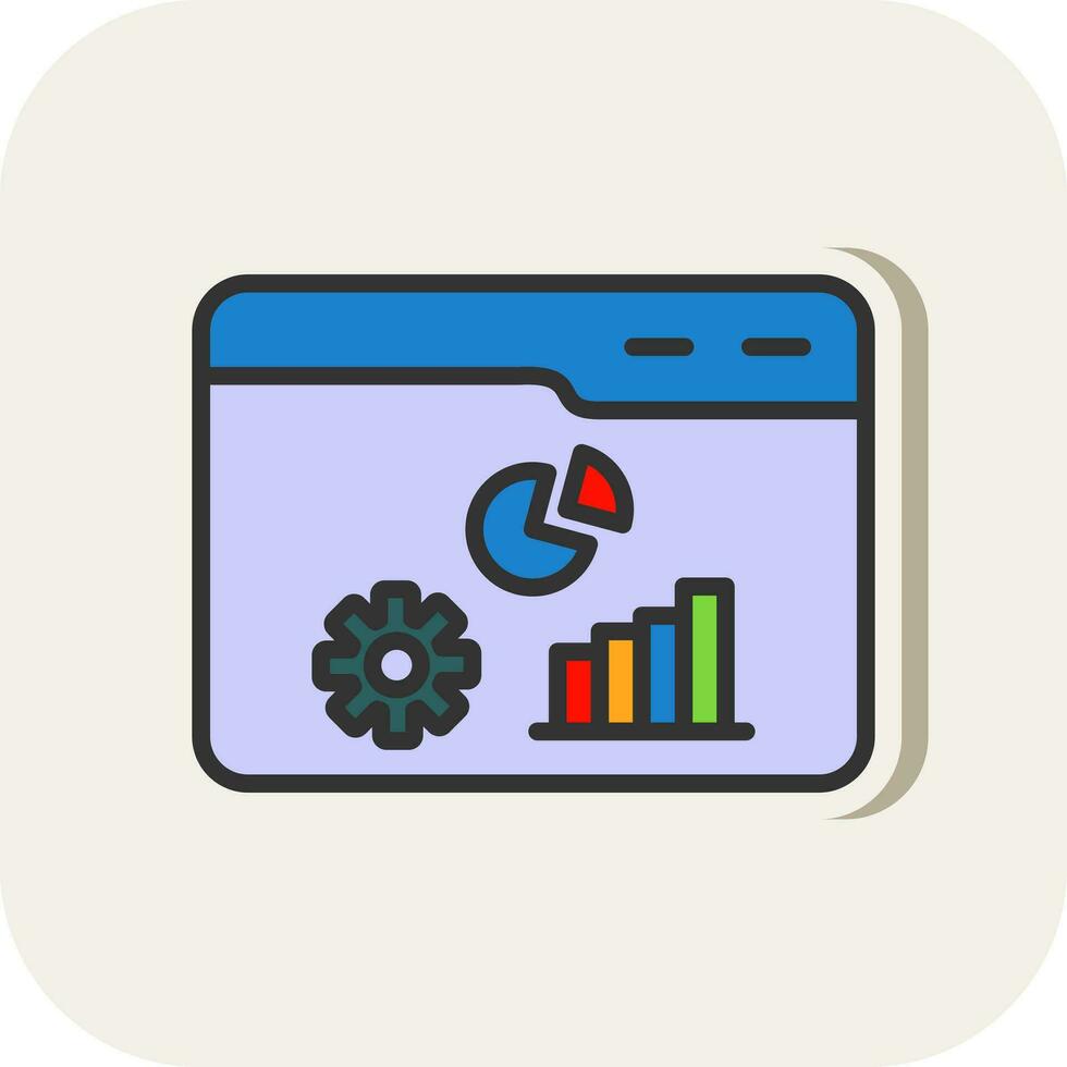 Statistics Vector Icon Design