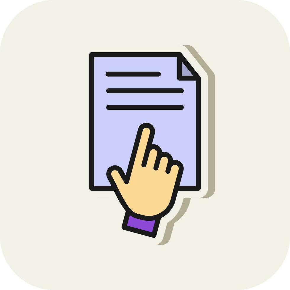 Document Vector Icon Design