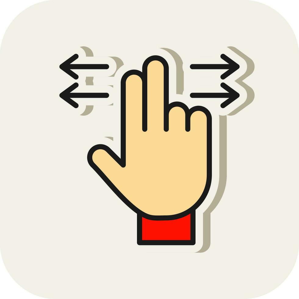 Swipe Vector Icon Design