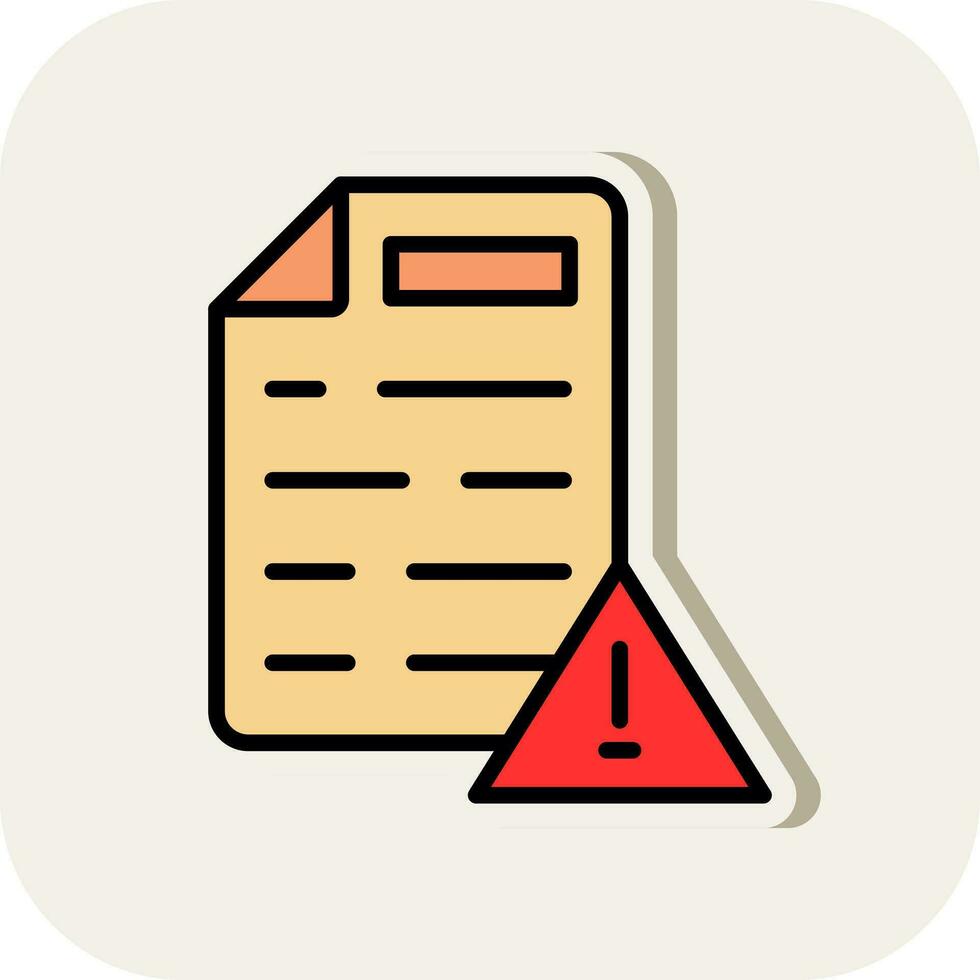 Warning Vector Icon Design