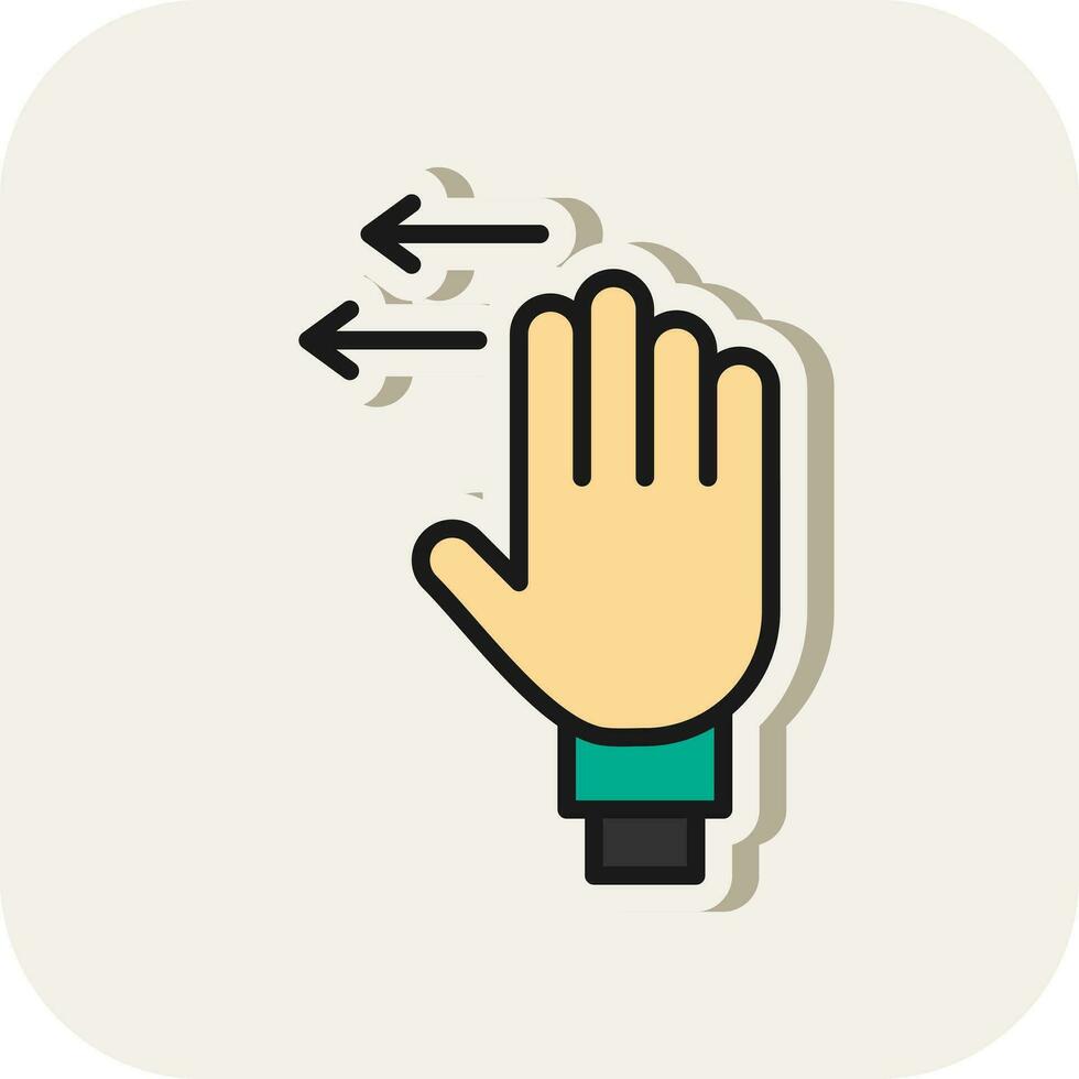 Hold Vector Icon Design