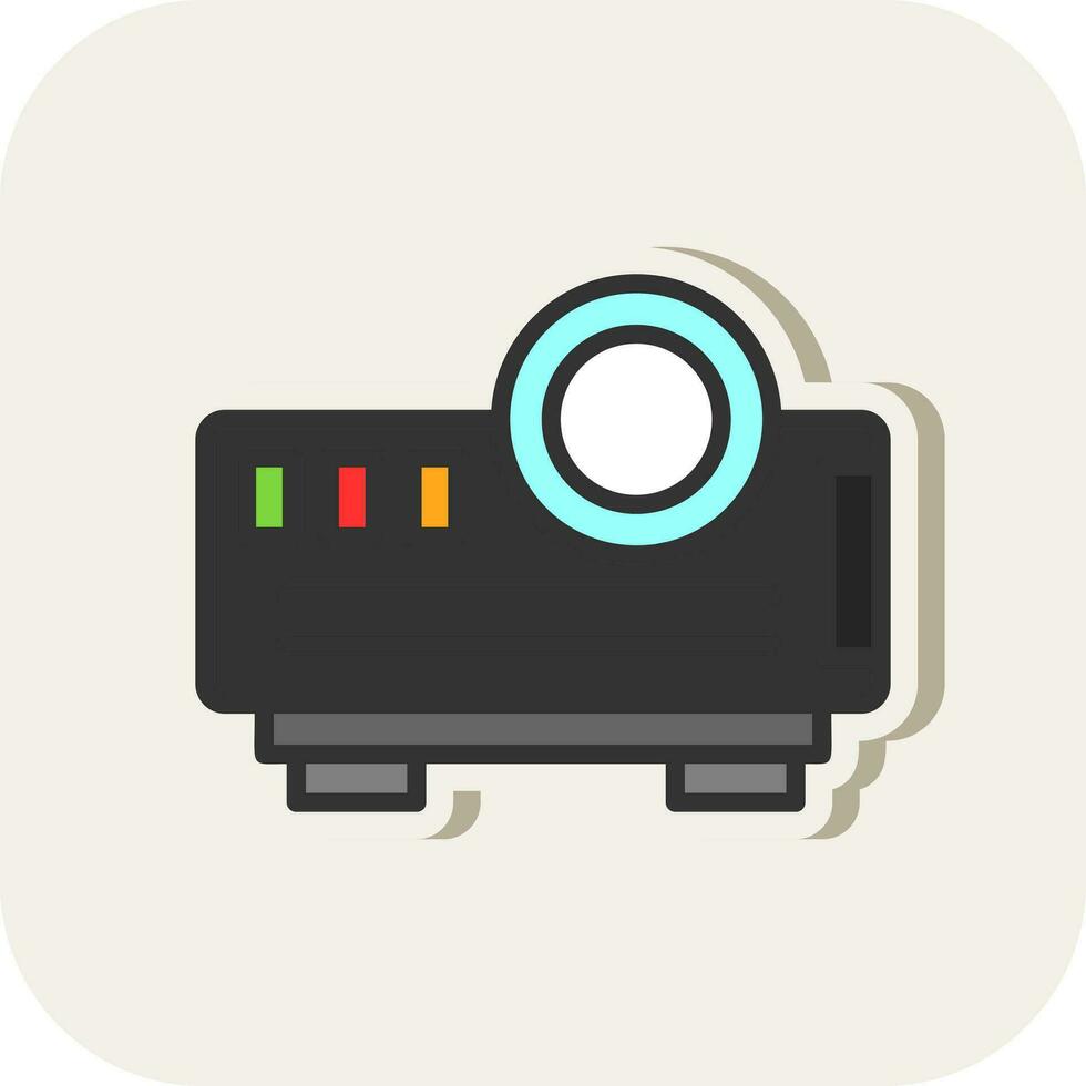 Projector Vector Icon Design
