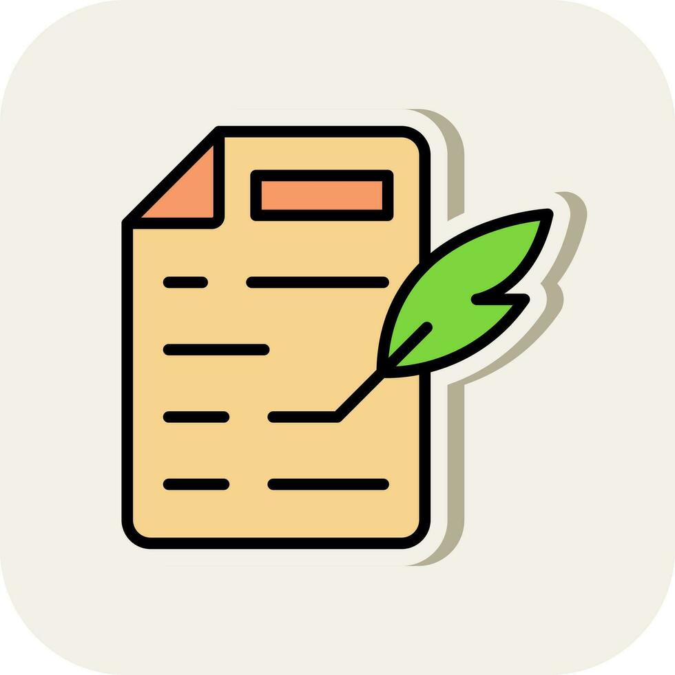 diseño de icono de vector de documento