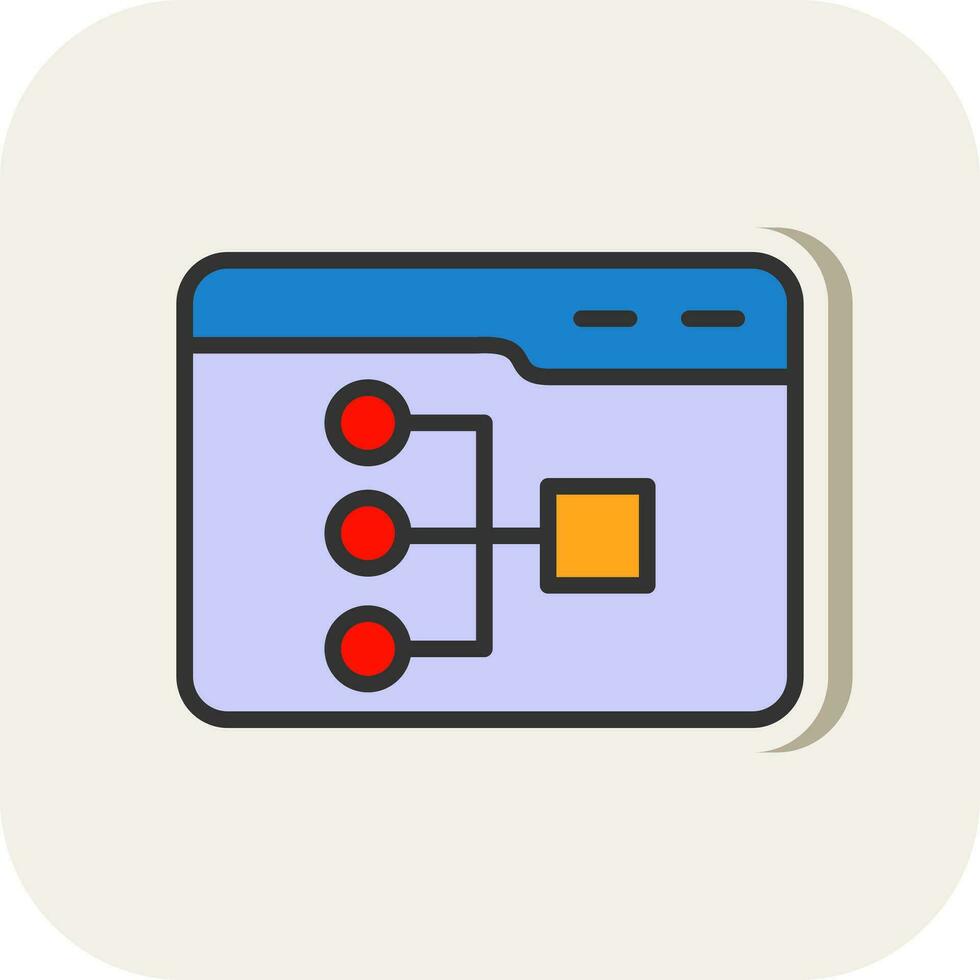 Site Map Vector Icon Design