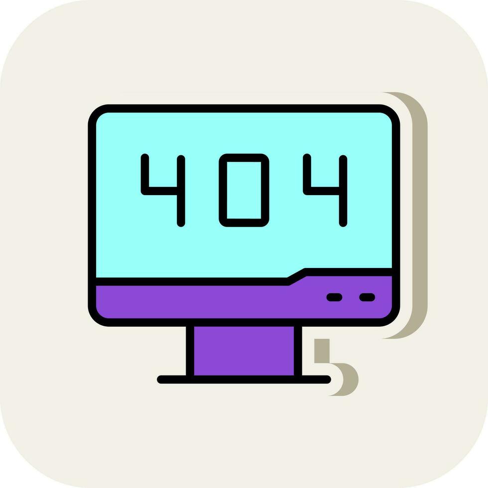 404 Vector Icon Design
