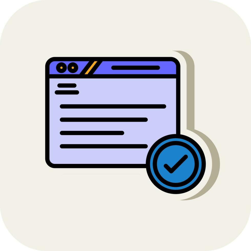 Check Vector Icon Design