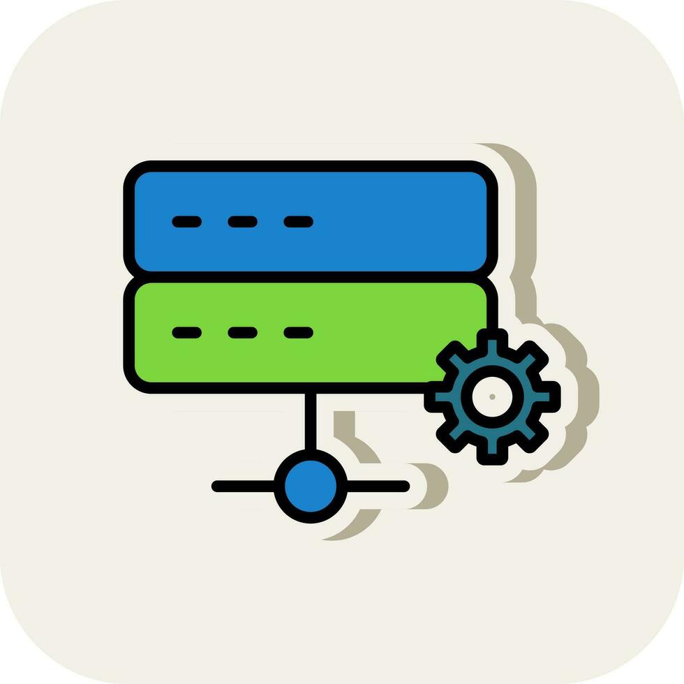 Data Storage Vector Icon Design