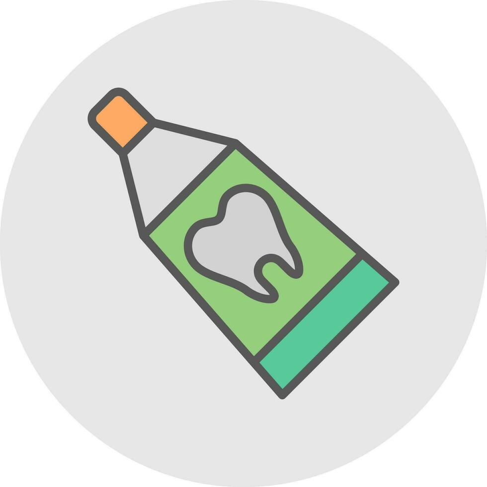 Toothpaste Vector Icon Design
