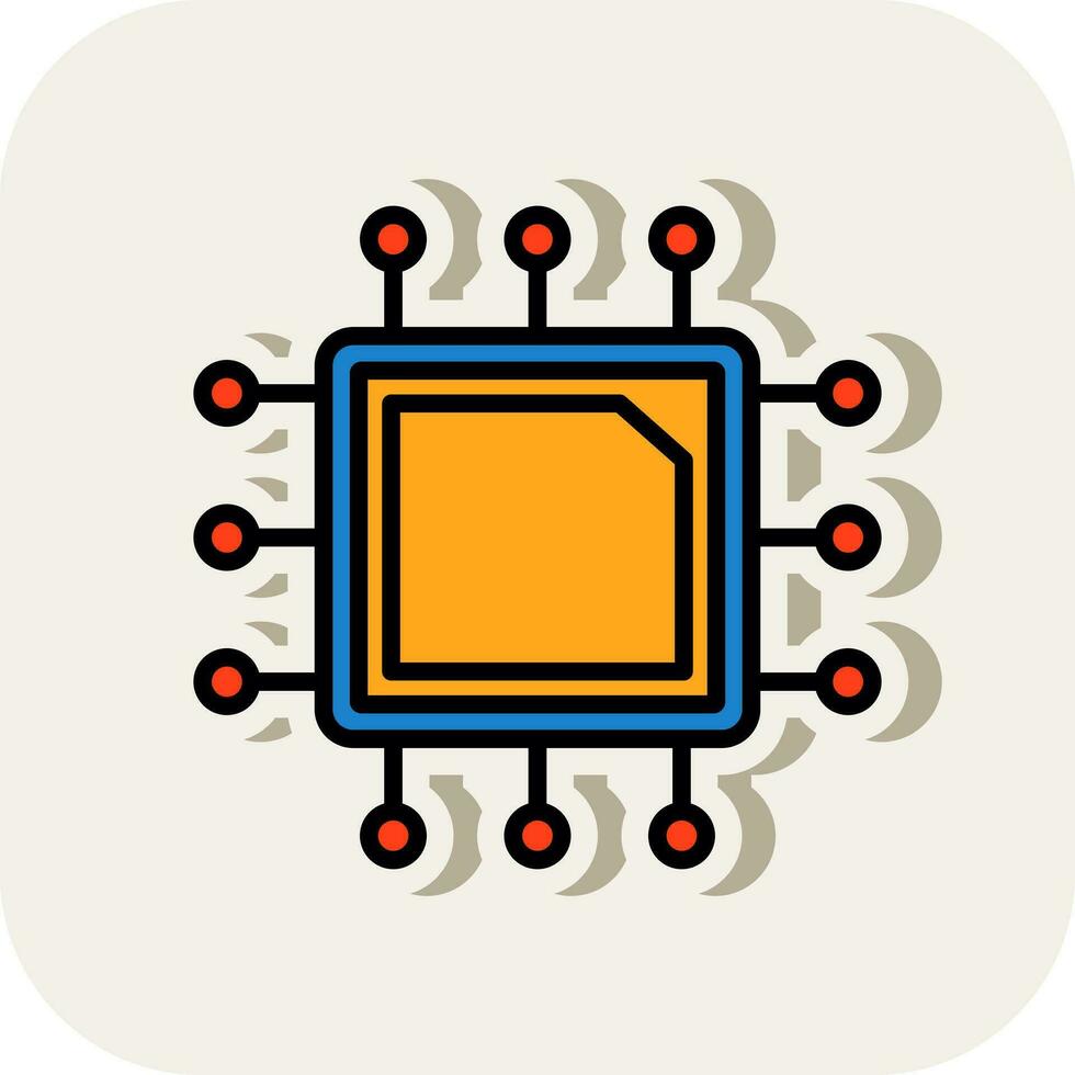 Chip Vector Icon Design