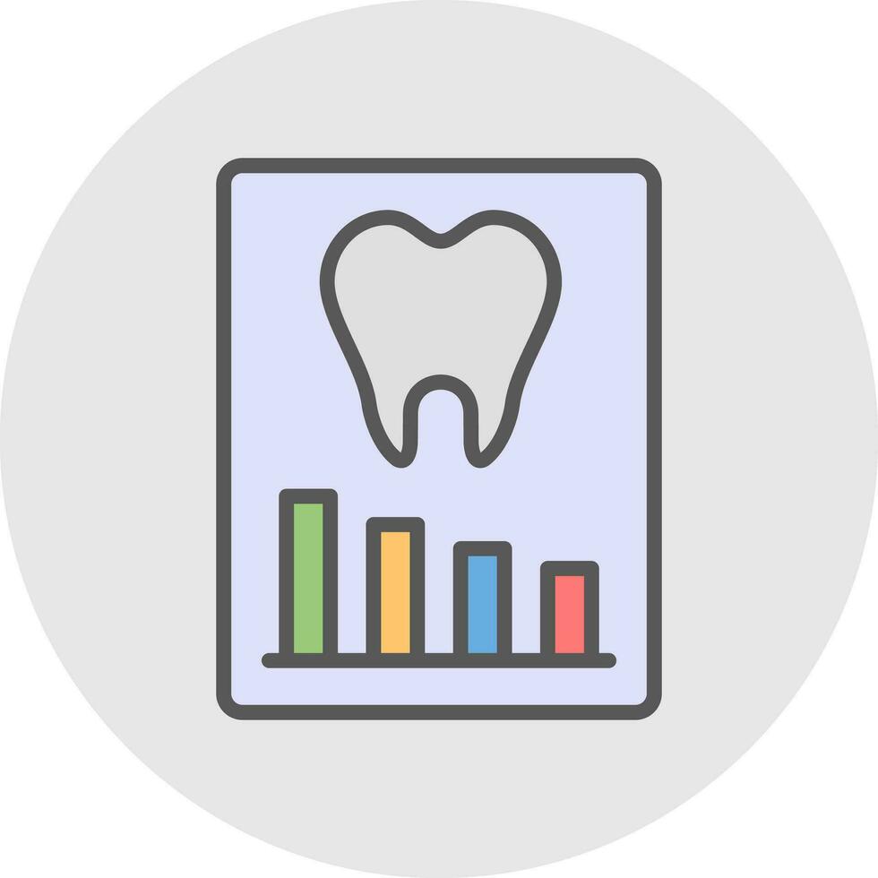 Dental Record Vector Icon Design