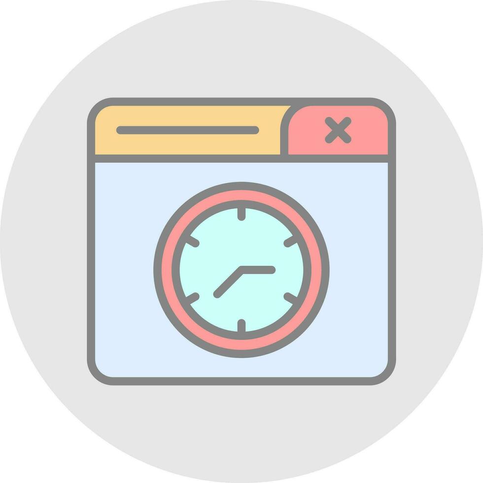 diseño de icono de vector de reloj