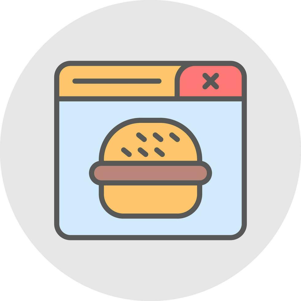 Fast Food Vector Icon Design