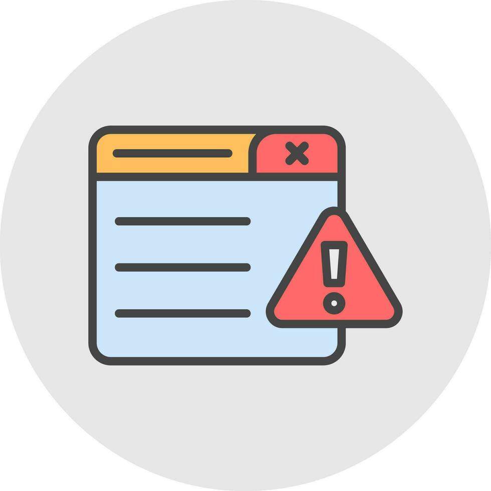 Warning Vector Icon Design