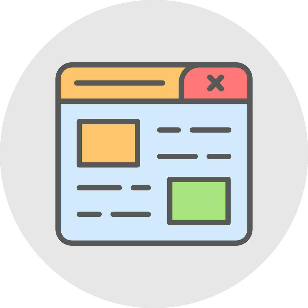 Web Site Vector Icon Design