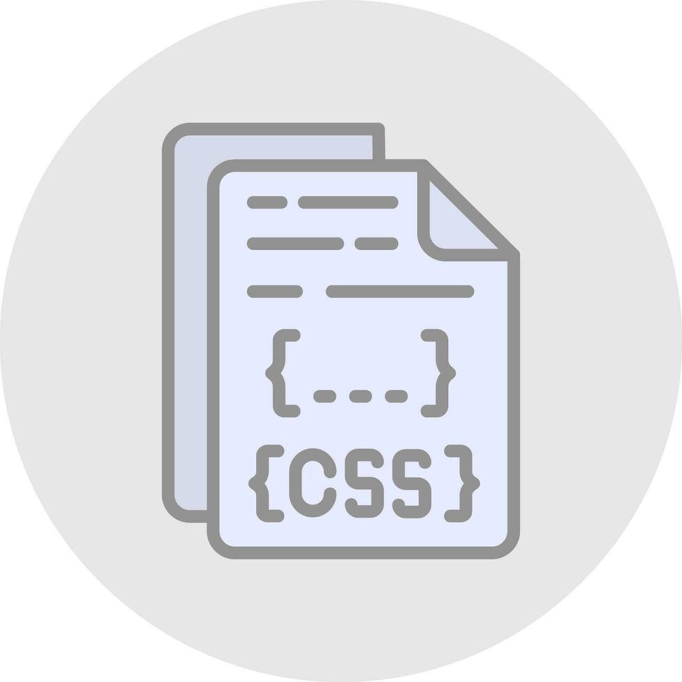 Css File Vector Icon Design