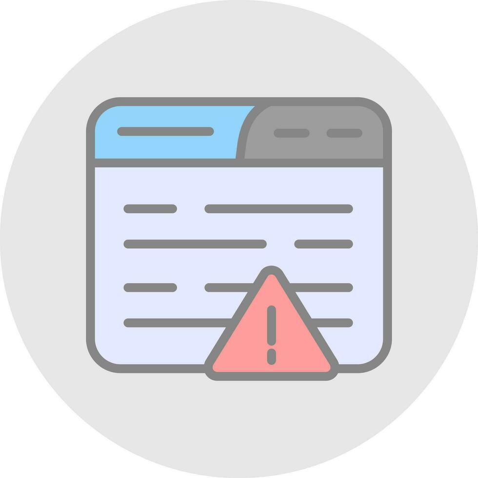 Warning Vector Icon Design