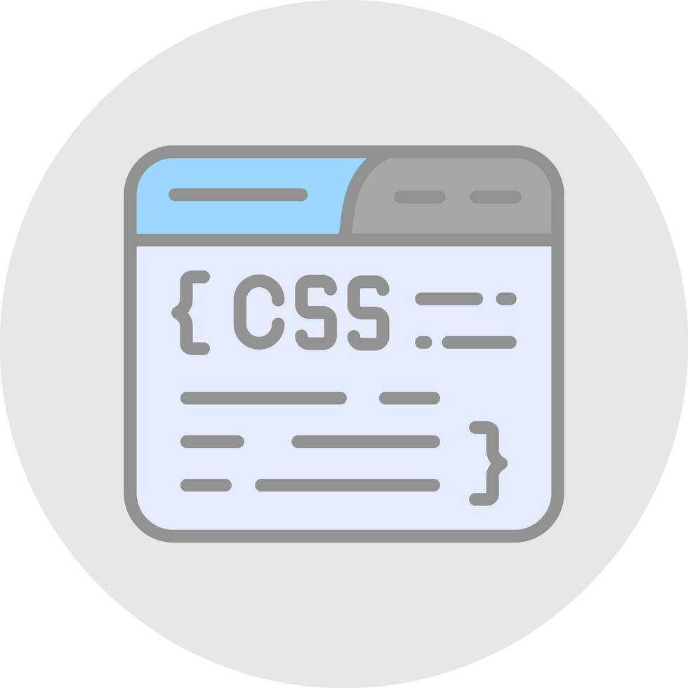 css codificación vector icono diseño