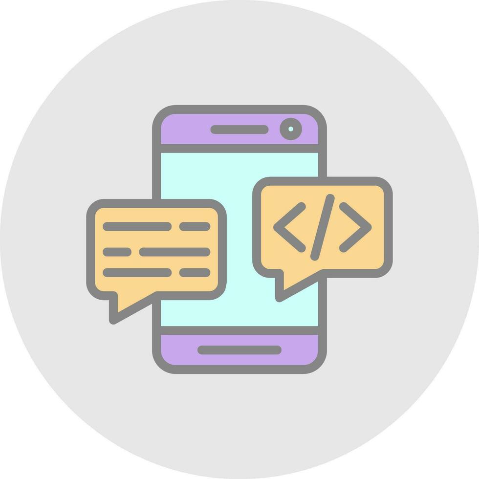Conversation Vector Icon Design