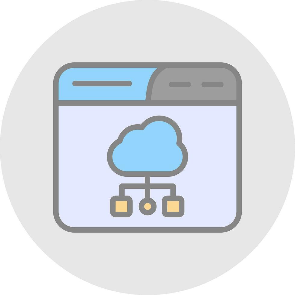 Cloud Vector Icon Design
