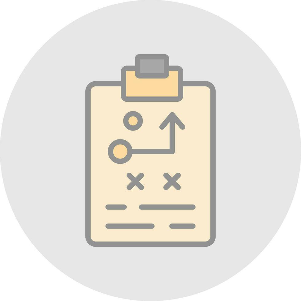 Planning Strategy Vector Icon Design