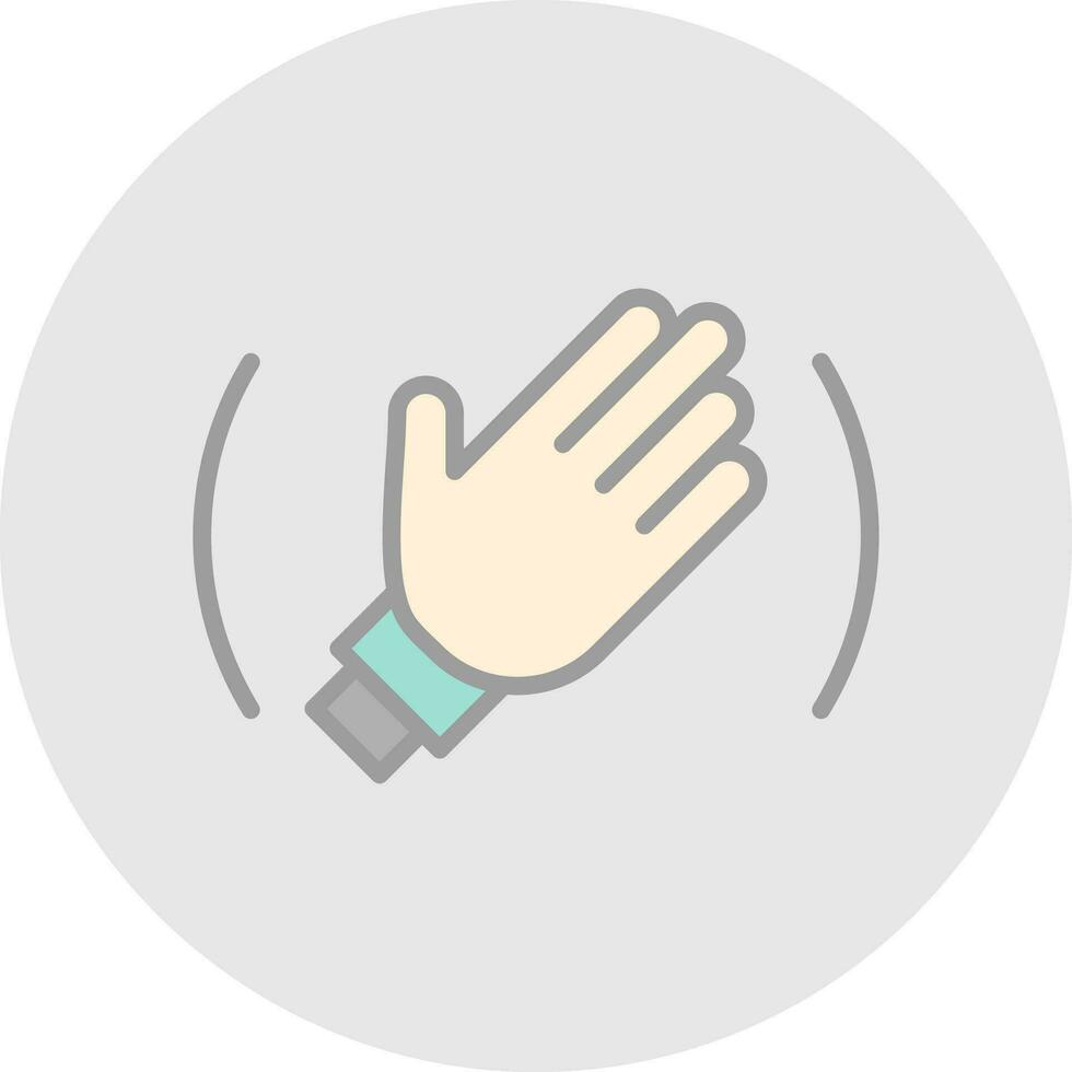 Goodbye Vector Icon Design