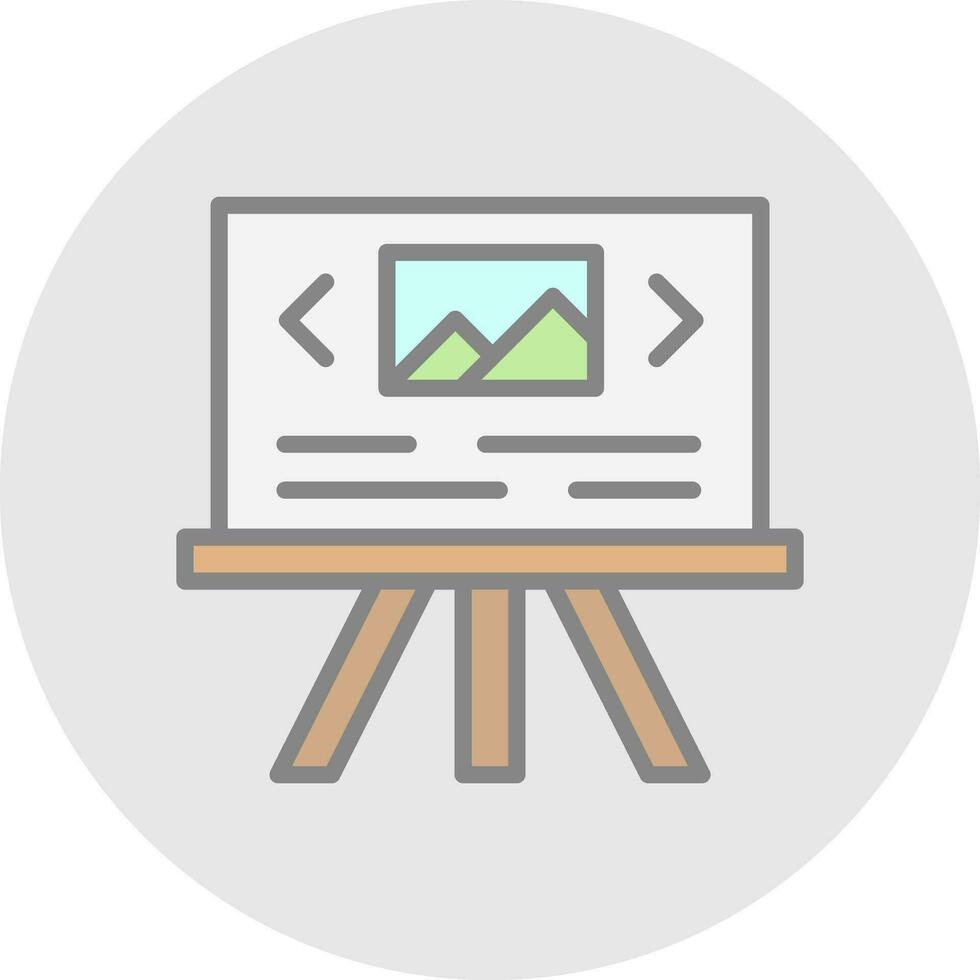 Slide Show Vector Icon Design