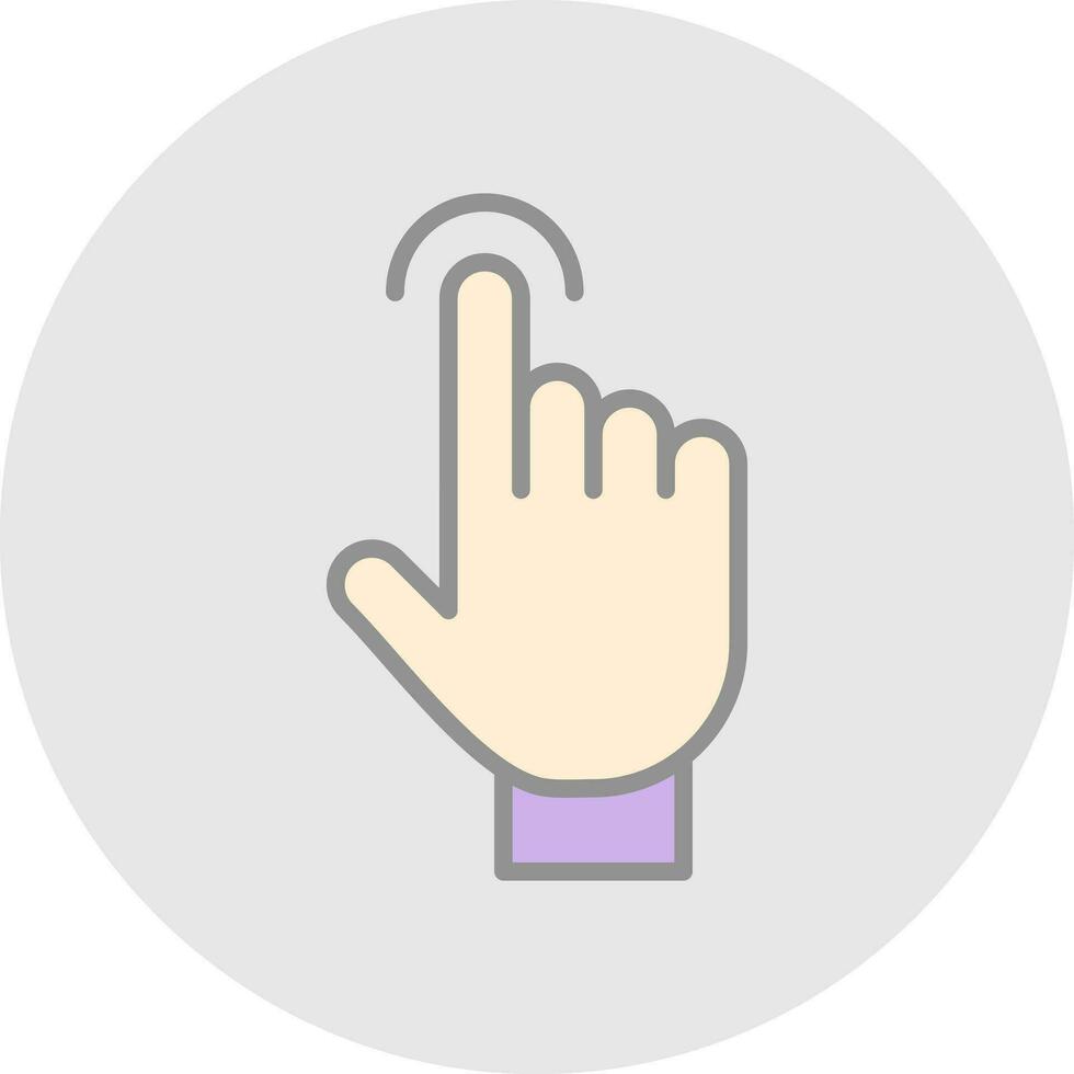 Tap Vector Icon Design