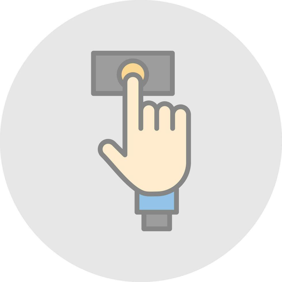 Finger Print Vector Icon Design