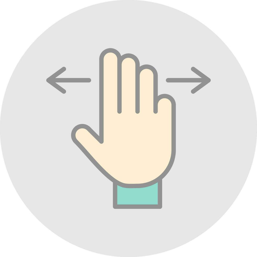 Swipe Vector Icon Design