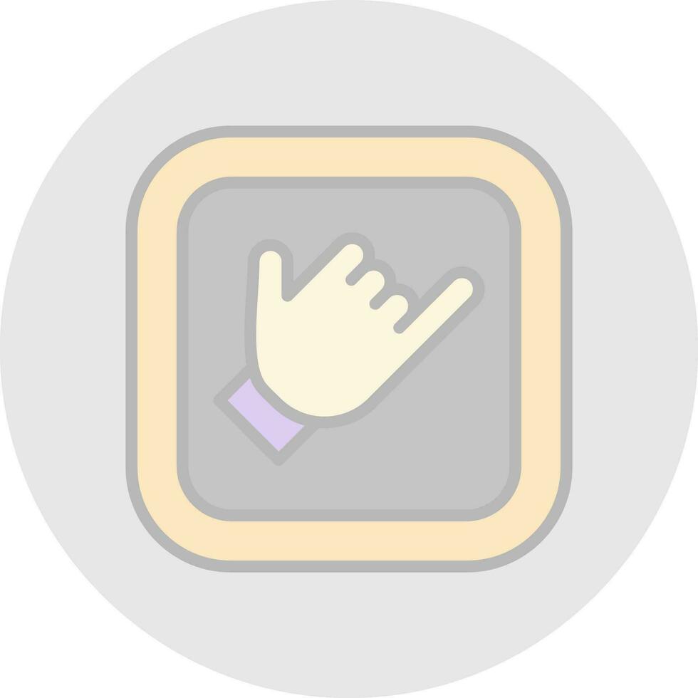 Little Finger Vector Icon Design