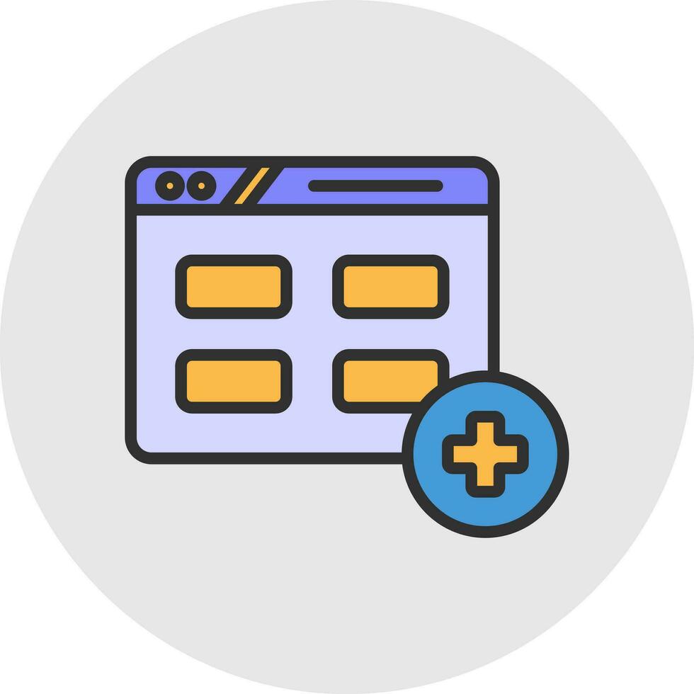 Website Vector Icon Design