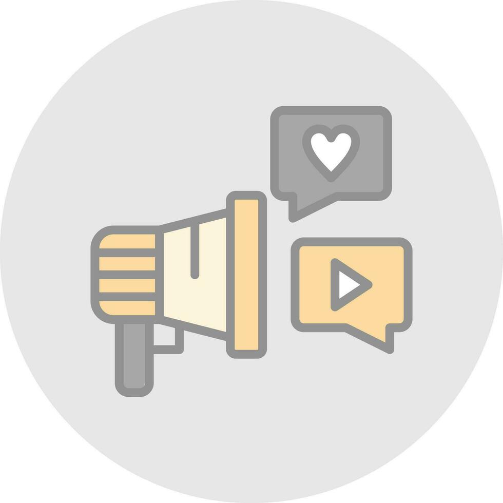 Advertising Vector Icon Design