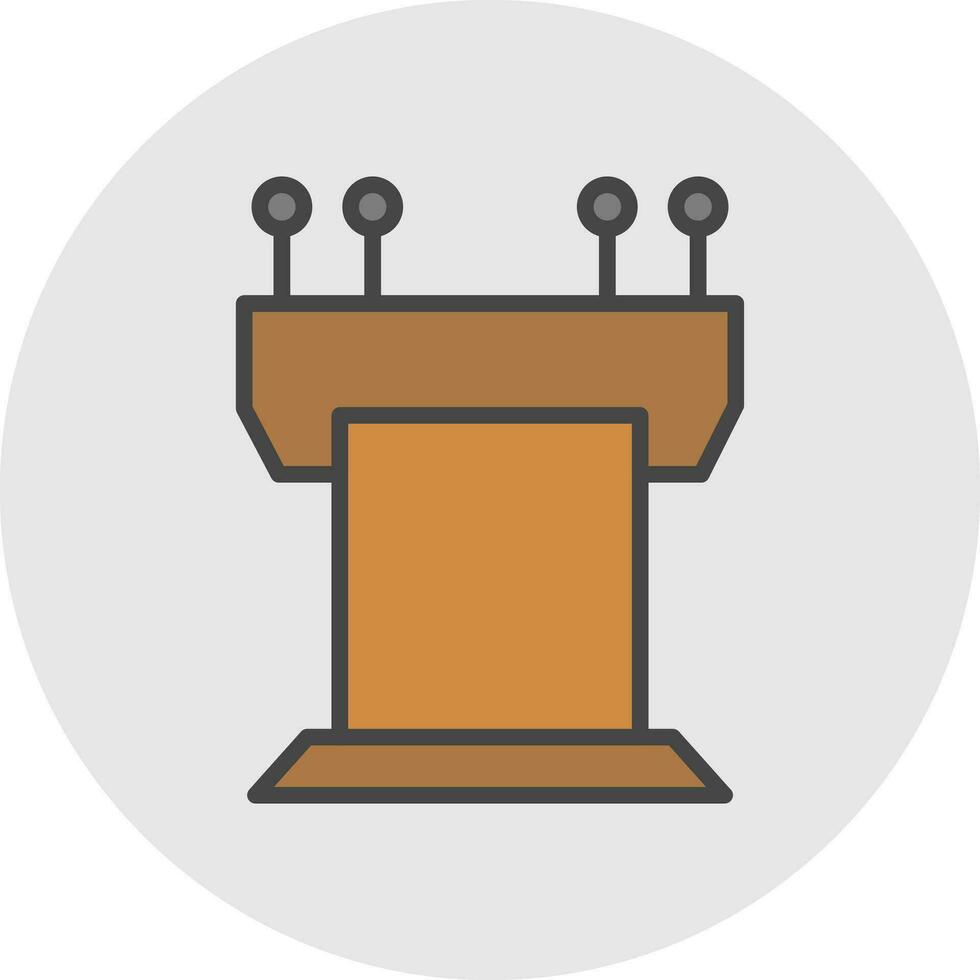 Podium Vector Icon Design