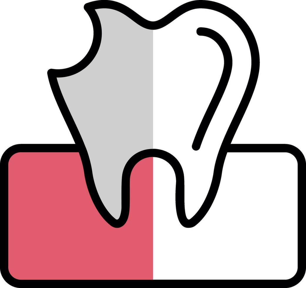 Cavity Vector Icon Design