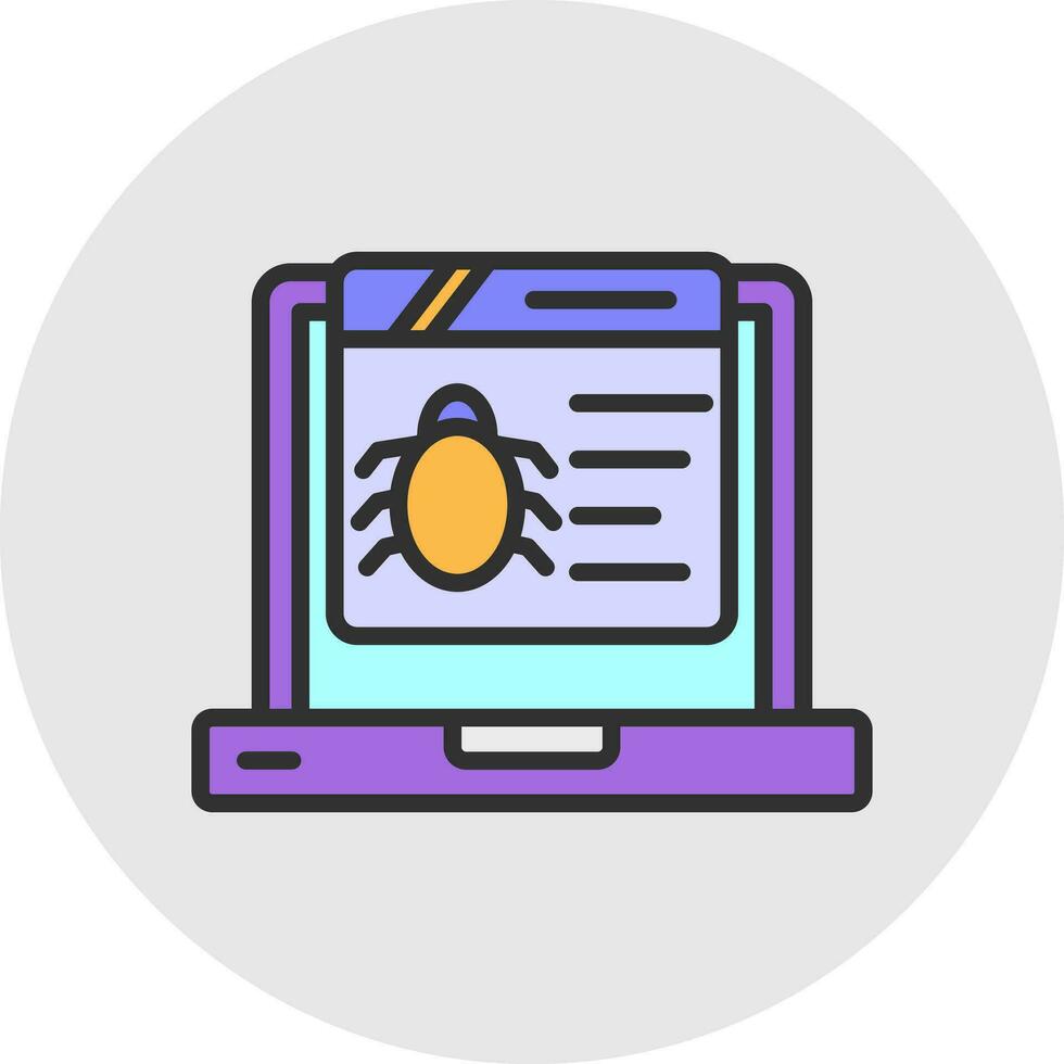 Bug Vector Icon Design