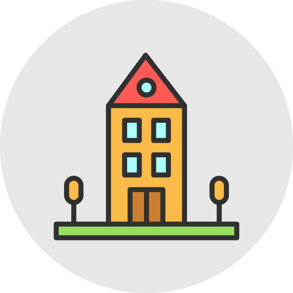 University Vector Icon Design