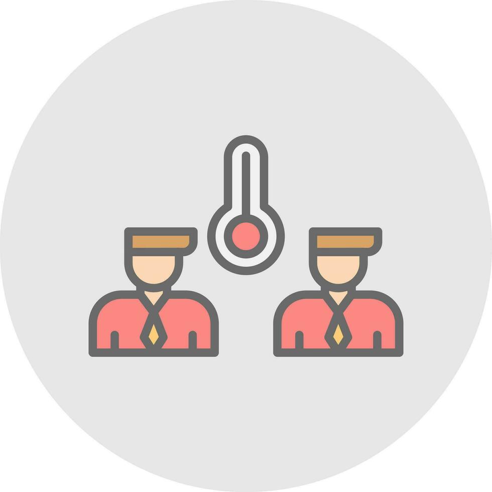 Temperature Reading Vector Icon Design