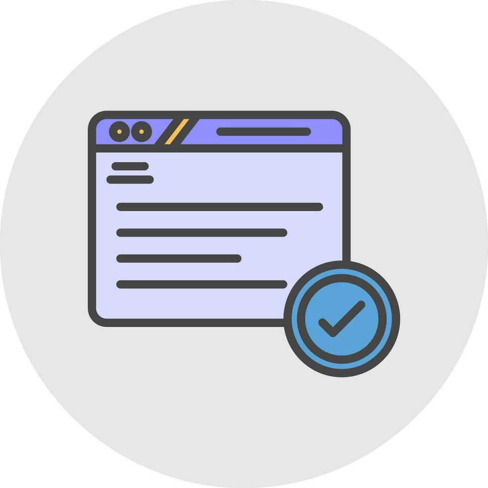 Check Vector Icon Design