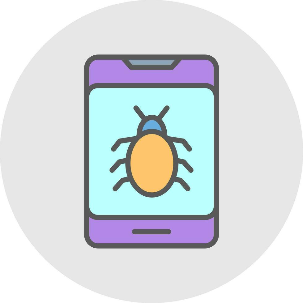 Bug Vector Icon Design
